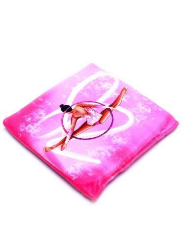 Розовая подушка для растяжки "Гимнастка"