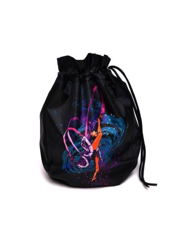 Черный чехол для мяча "Гимнастка" Черный чехол для мяча "Гимнастка"