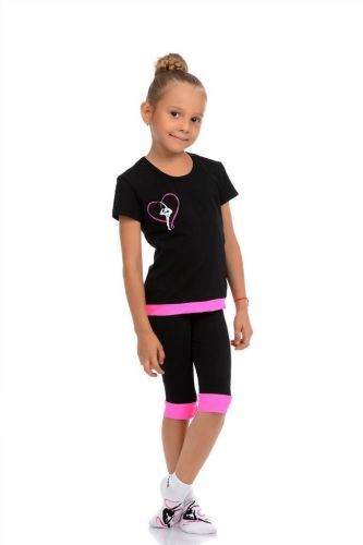 Футболка с манжетом и вышивкой Гимнастки из яркой коллекции