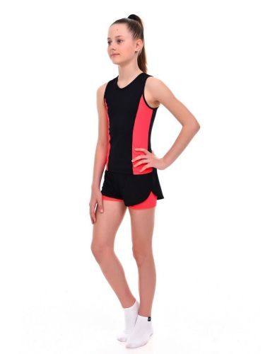 Шорты двойные с сеткой из яркой коллекции