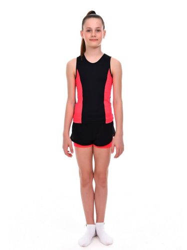 Майка-борцовка со вставками и окантовкой из яркой коллекции(ПА) Майка-борцовка со вставками и окантовкой из яркой коллекции(ПА)