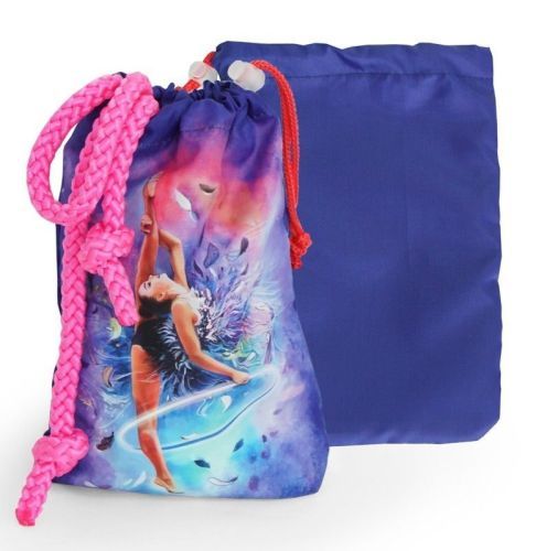 Чехол для гимнастической скакалки "Гимнастка с перьями"