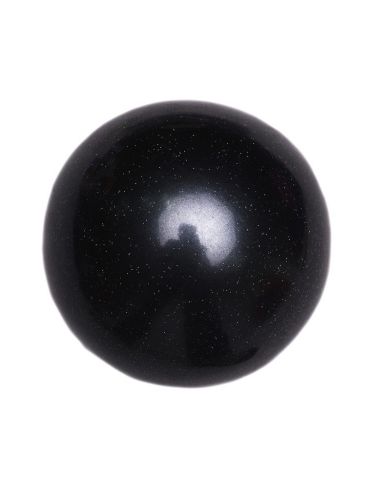 Мяч для художественной гимнастики силикон "INDIGO" Металлик с блестками 15 см