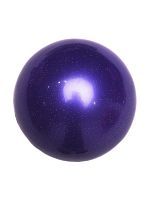 Мяч для художественной гимнастики силикон "INDIGO" Металлик с блестками 15 см