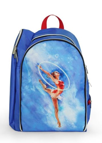 Рюкзак "Гимнастка с обручем" (карманы - молния) Рюкзак "Гимнастка с обручем" (карманы - молния)
