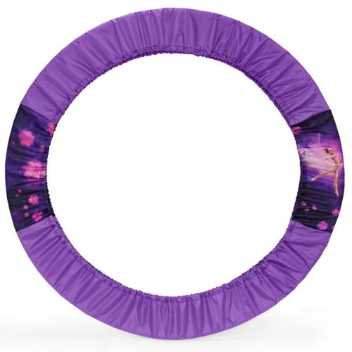 Чехол для гимнастического обруча "Гимнастка с перьями" фото 2 Чехол для гимнастического обруча "Гимнастка с перьями" фото 2