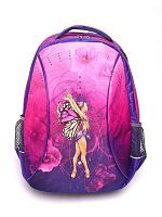 Рюкзак спортивный фиолетово-розовый «Гимнастка»