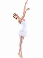 Юбка-солнце из мелкой сеточки для танцев "Solo"