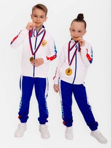 Костюм спортивный с вышивкой Герб и лампасами Костюм спортивный с вышивкой Герб и лампасами