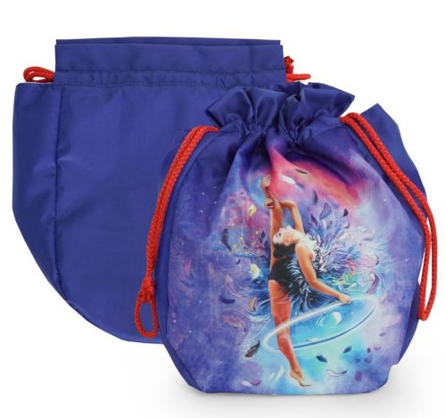 Чехол для мяча "Гимнастка с перьями"