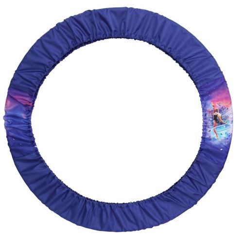 Чехол для гимнастического обруча "Гимнастка с перьями" Чехол для гимнастического обруча "Гимнастка с перьями"