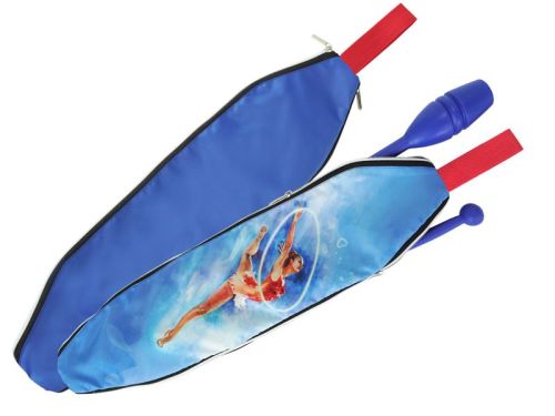 Чехол для гимнастических булав "Гимнастка с обручем"