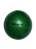 Мяч гимнастический силиконовый "INDIGO" Металлик с блестками 19см