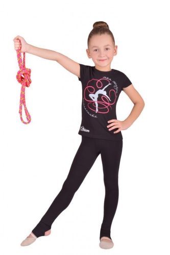 Футболка с принтом "Моя жизнь - гимнастика" Футболка с принтом "Моя жизнь - гимнастика"