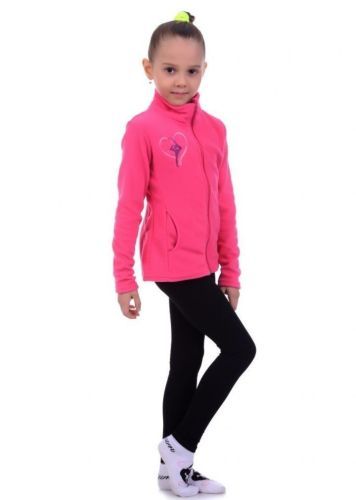 Кофта из флиса с вышивкой гимнастики Кофта из флиса с вышивкой гимнастики