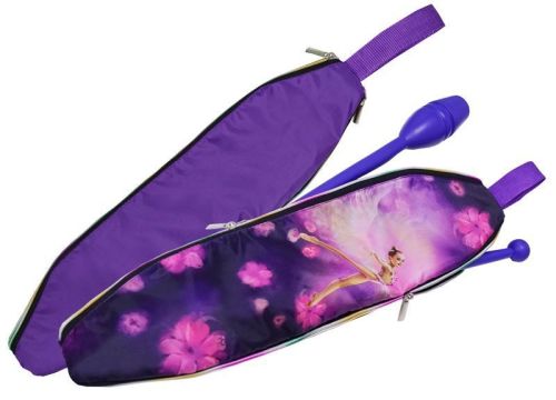 Чехол для гимнастических булав "Гимнастка с крыльями"