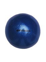 Мяч гимнастический силиконовый "INDIGO" Металлик с блестками 19см