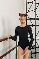 Купальник с длинным рукавом из базовой коллекции(хлопок)