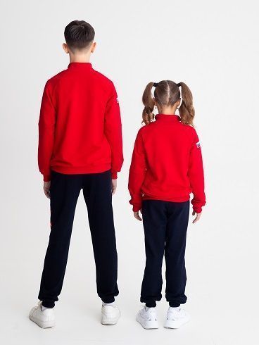 Спортивный костюм со вставками и вышивкой "Герб" из коллекции Россия фото 4