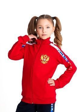 Спортивный костюм со вставками и вышивкой "Герб" из коллекции Россия фото 2